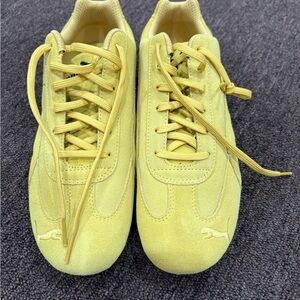 Puma Lemon Yellow Athletic Shoes